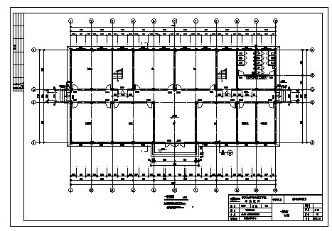 土木工程毕业设计_2700平方米某市某四层中学教学楼建筑施工cad图(含计算书，毕业设计)-图一