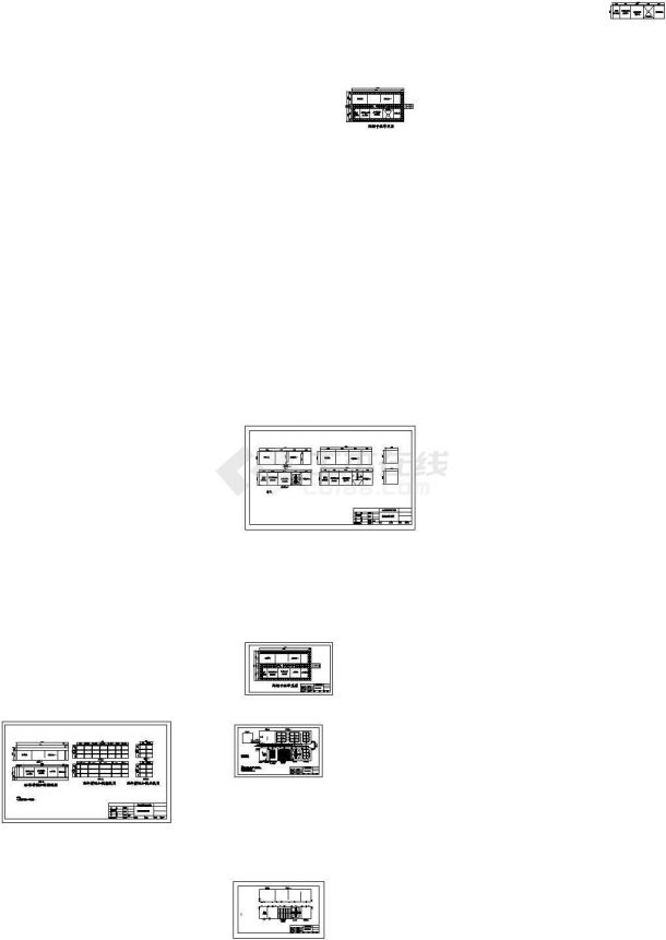 生活污水一体化结构AO+MBR工艺CAD图-图一