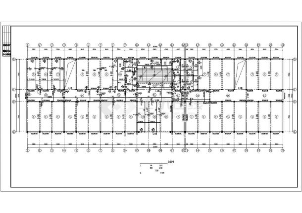 5套多层砖混结构教学楼施工CAD图纸-图一