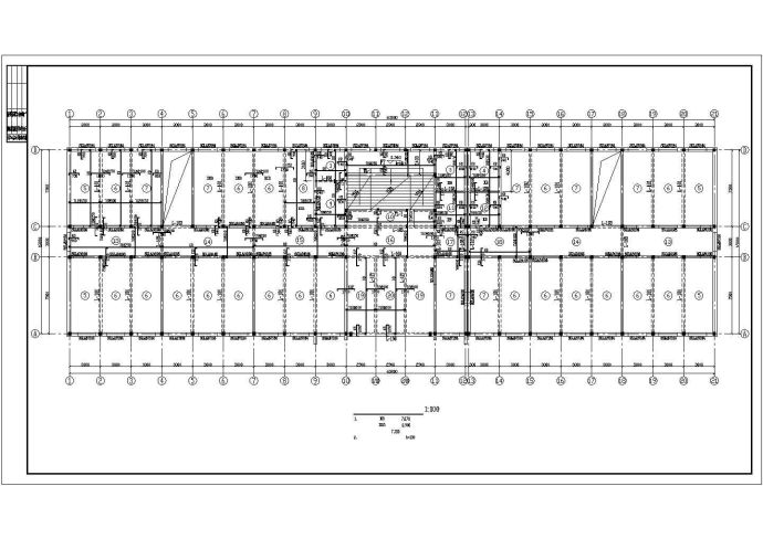 5套多层砖混结构教学楼施工CAD图纸_图1