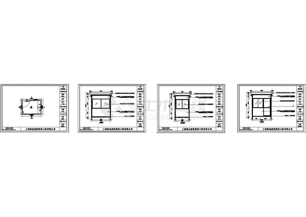 不锈钢岗亭图纸（保安室、监控室）-图一