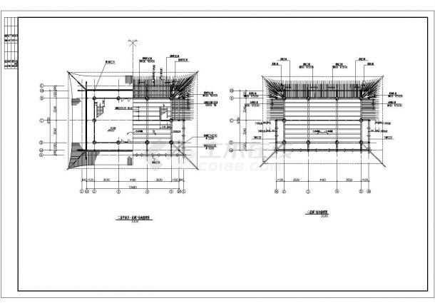 某地区修补长城古建筑设计详细方案施工CAD图纸-图二