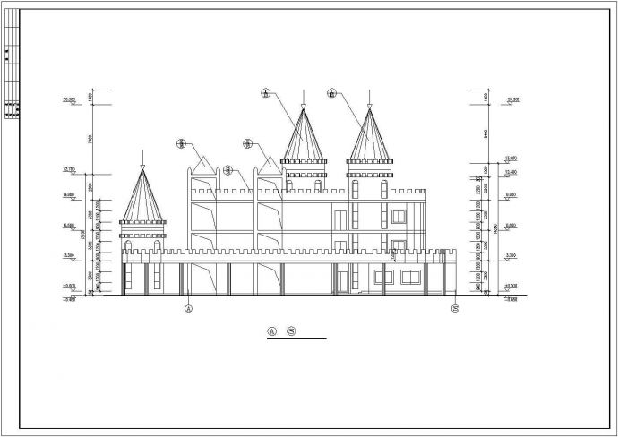 某幼儿园建筑方案CAD设计图纸_图1