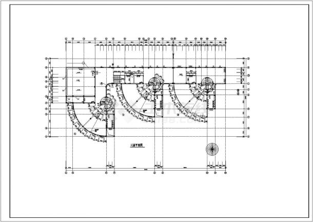 某幼儿园建筑方案CAD设计图纸-图二