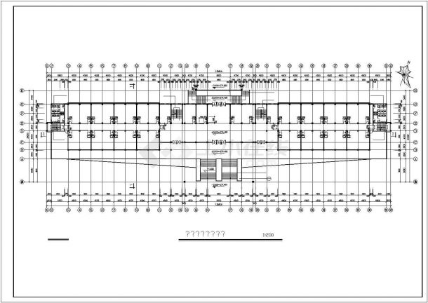 某11625m2六层教学楼建筑施工图（全套）-图二