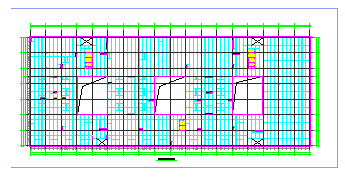34000平方钢结构框架结构cad施工图纸-图一