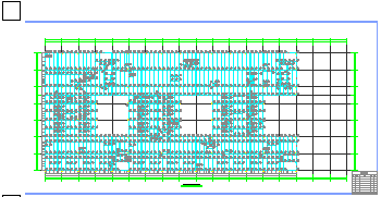 34000平方钢结构框架结构cad施工图纸-图二