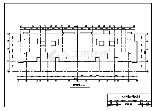 土木工程毕业设计_9000平米左右十层框架住宅楼建cad图(含计算书，毕业设计)-图一