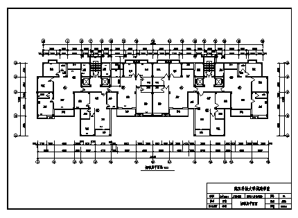 土木工程毕业设计_9000平米左右十层框架住宅楼建cad图(含计算书，毕业设计)-图二