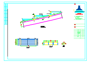 电影院钢结构看台设计CAD图纸_图1