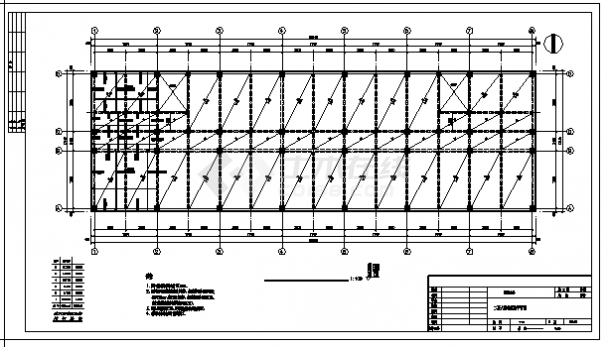 土木工程毕业设计_2900平米某六层框架结构综合楼结施cad图(含计算书，毕业设计)-图一