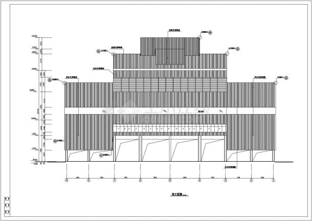 厂房设计_某地区大型厂房建筑结构详细设计方案施工CAD图纸-图一