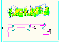 某小区燃气壁挂炉地板辐射采暖CAD建筑设计施工图-图一
