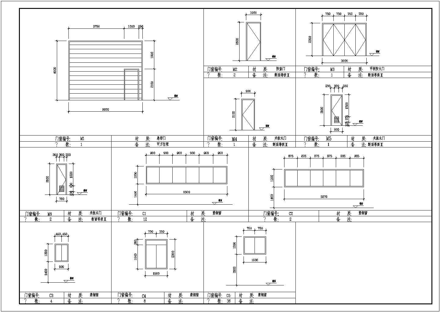 厂房设计_某地区多层厂房建筑规划详细设计方案施工CAD图纸