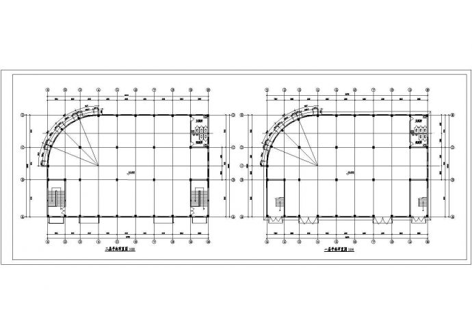 厂房设计_某地区二层工业厂房建筑详细设计方案施工CAD图纸_图1