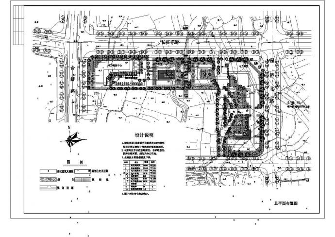 某地区电力局建筑规划详细设计方案施工CAD图纸_图1