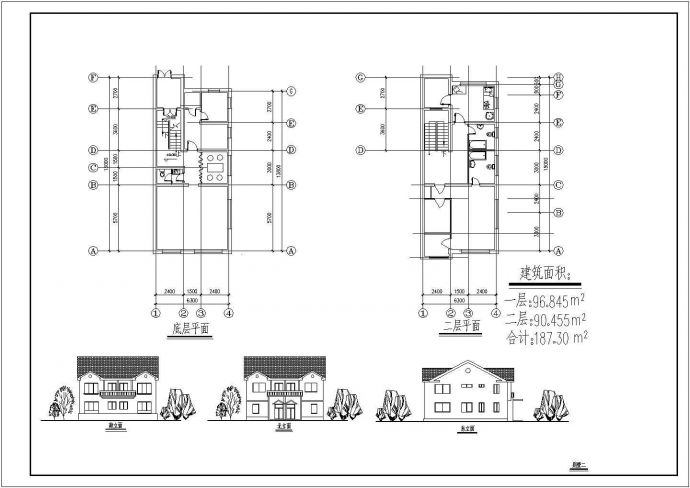 厂房设计_某地区高层厂房建筑详细初步设计方案施工CAD图纸_图1