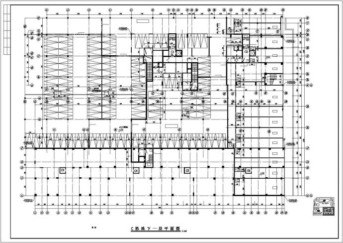 居住区商住楼建筑施工CAD参考图_图1