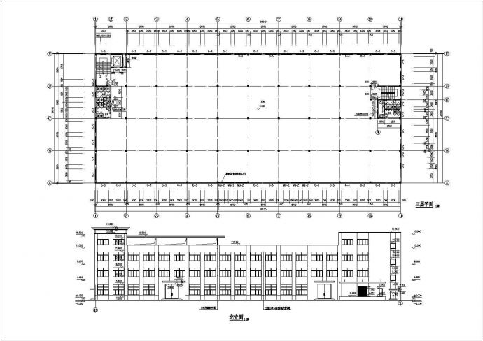 厂房设计_某地区大型工业厂房建筑详细设计方案施工CAD图纸_图1