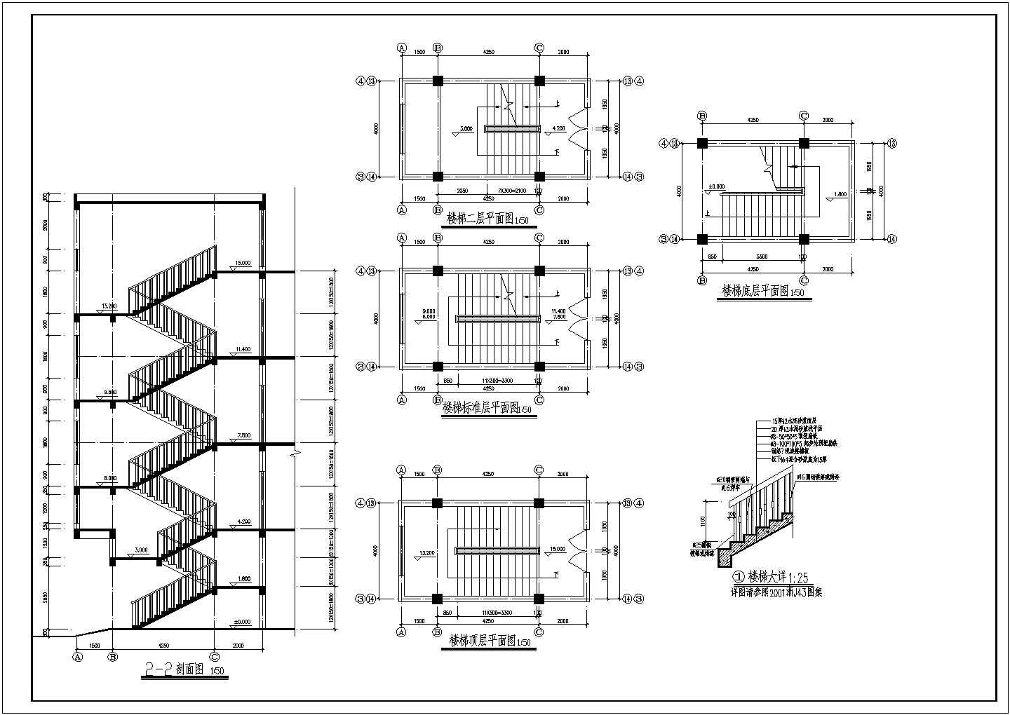 厂房设计_某地区嘉越厂房建筑详细设计方案施工CAD图纸