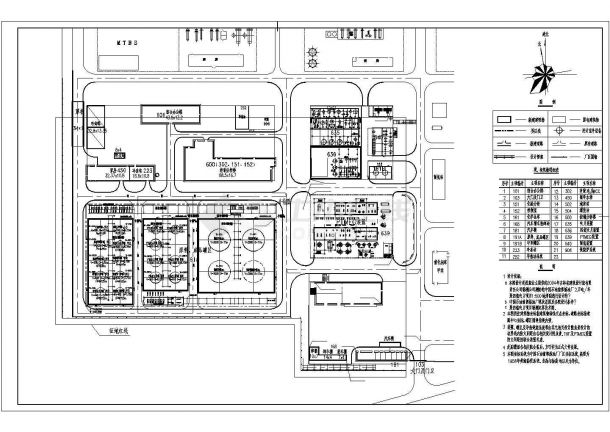 某地区炼油厂新建建筑详细设计方案施工CAD图纸-图一