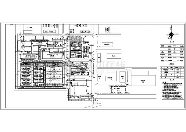 某地区炼油厂新建建筑详细设计方案施工CAD图纸-图二