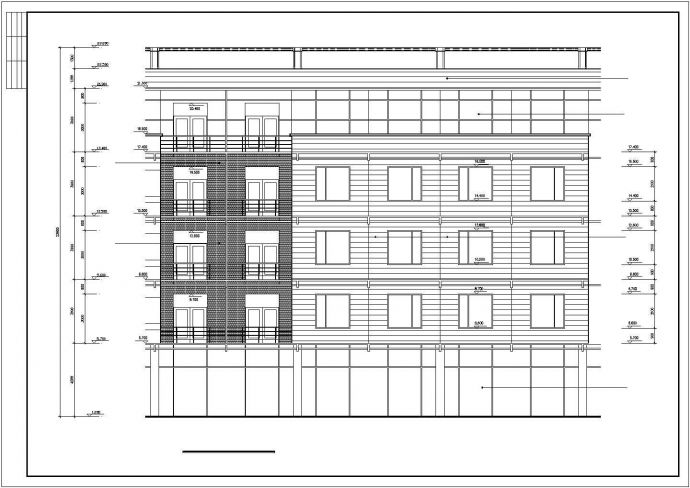 某4.9万平米大型办公式酒店建筑施工图图纸_图1