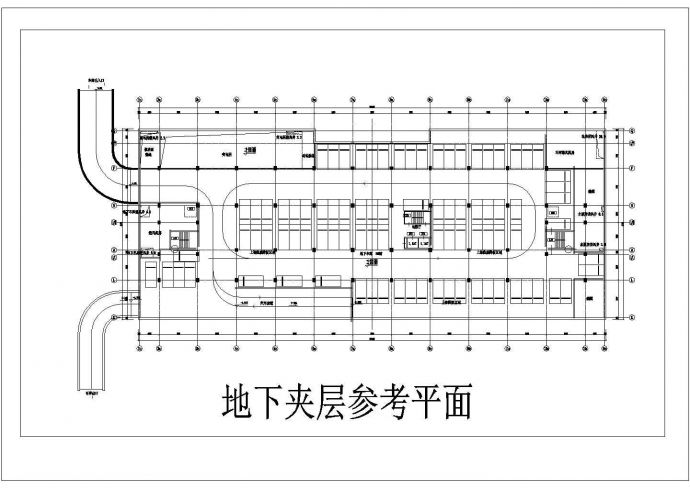 某地下1层地上5层框架结构银行办公楼设计cad全套建筑施工图（含设计说明，含给排水设计）_图1
