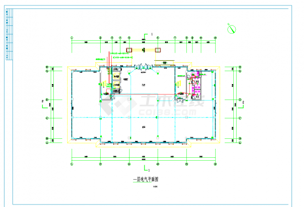 安徽嘉年华游乐园办公商业楼电气施工图甲级院最新CAD图纸-图二