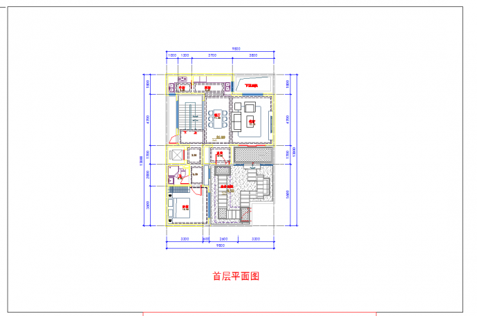 浙江平地别墅小区院墅平面户型图CAD图纸_图1