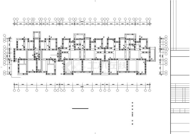 九层住宅电气及消防系统设计施工cad图纸（含地下三层）-图二