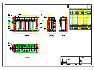 某厂30T_h超滤膜组件装配cad图纸（含阀门三通接头弯头）_图1