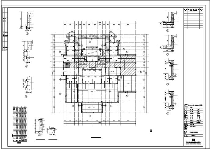 22层钢混剪力墙结构住宅楼全套结构cad施工图_图1