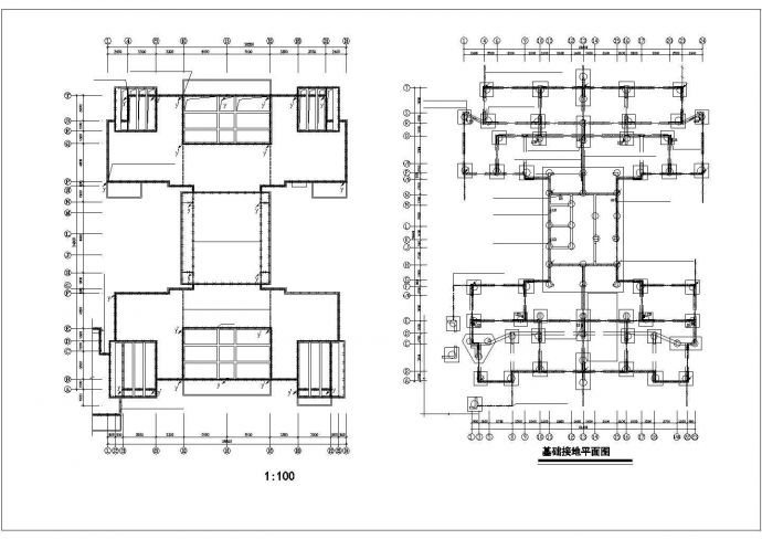 17层高层住宅电气设计全套施工cad图纸，共六张_图1