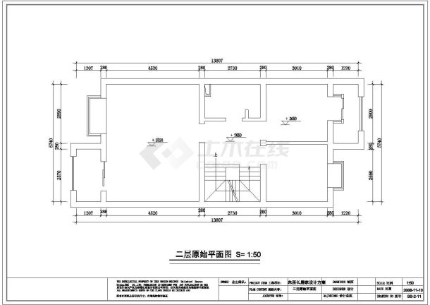 别墅设计_三层别墅空间平面装修CAD图-图二