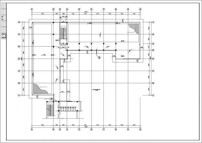 某理工学校全套建筑设计CAD施工图纸_图1