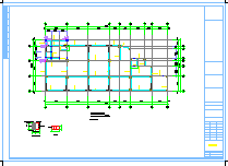某地12层桩基础框架结构单身公寓结构cad施工图纸-图一