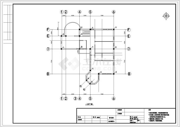 某地区二层别墅建筑设计施工图（设计说明）（带效果图）-图二