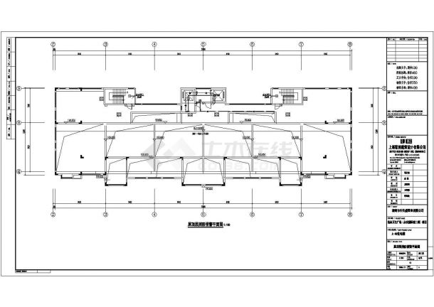 某地上三层框架结构商业楼配电设计cad全套电气施工图（含设计说明，弱电设计，含暖通设计，含给排水设计）-图一