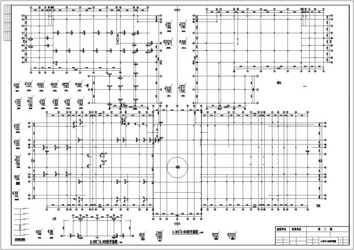 某五层框架教学楼结构设计施工方案CAD图纸_图1