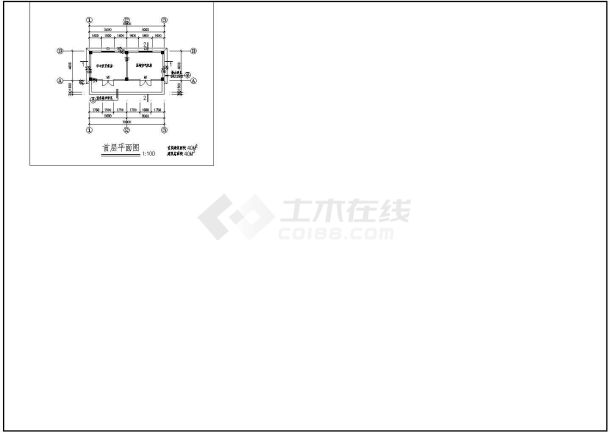 医院设计_某医院机房CAD图纸-图一