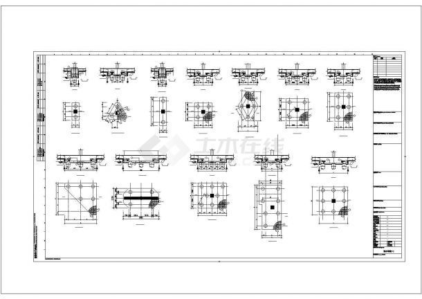 某地区多层框架结构住宅楼结构设计施工方案CAD图纸-图二