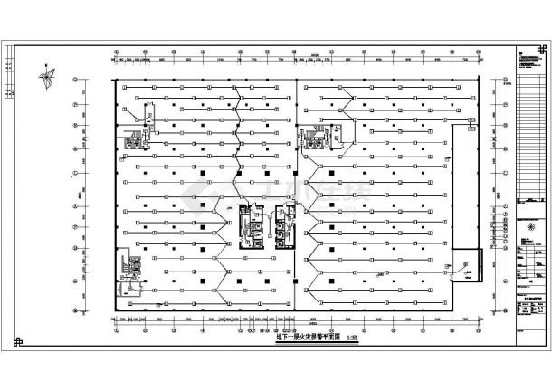 某高层办公楼强弱电全套设计施工方案CAD图纸-图二