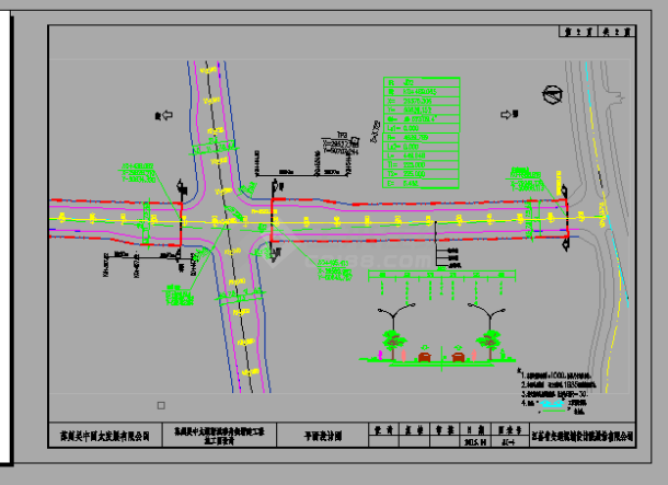 苏州市移舟街（五湖路-引黛街）道路工程设计cad全套施工图（含设计说明，含排水工程设计，含桥梁工程设计，含工作井设计）-图二