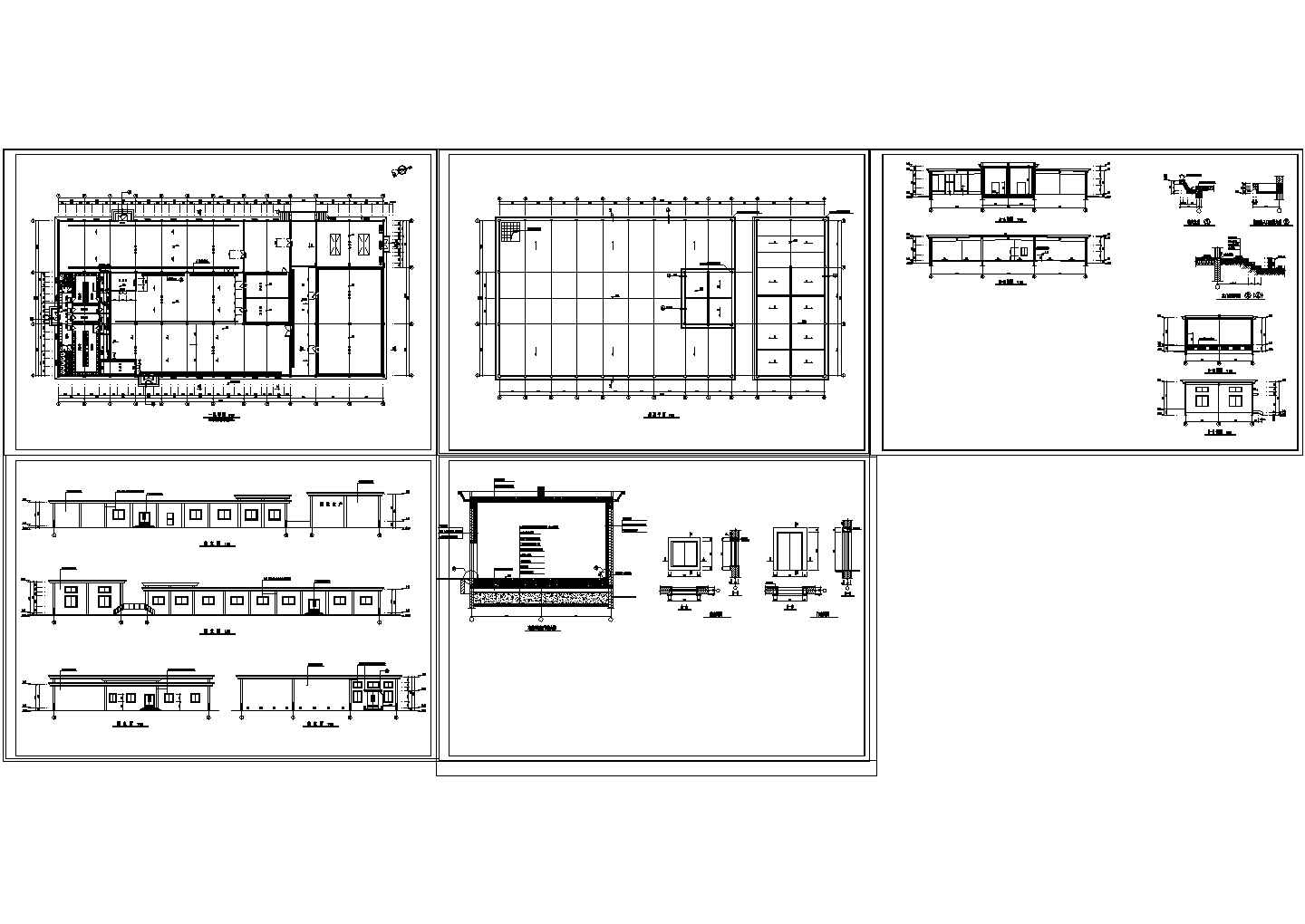 某冷库全套设计cad建筑方案图纸