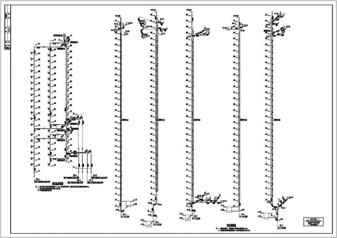 [四川]高层含商住宅楼给排水消防施工图（系统图详尽）cad图纸_图1