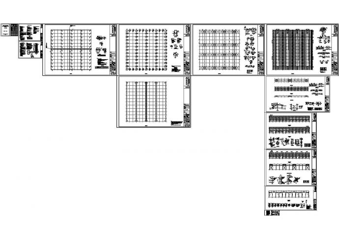 厂房设计_某门式钢架结构生产车间结构设计cad图（附钢结构厂房报价表完整.XLS）_图1
