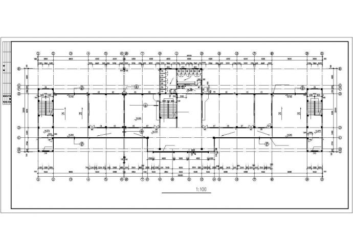 5层教学楼建筑施工图纸（共4套图纸）_图1
