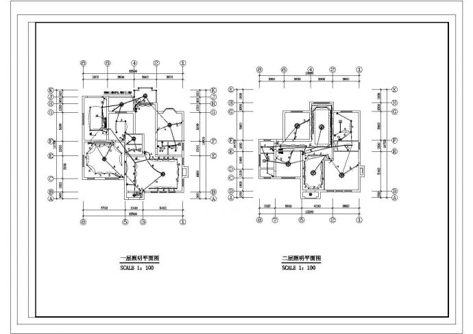 某高层小区住宅电气设计CAD完整设计图_图1