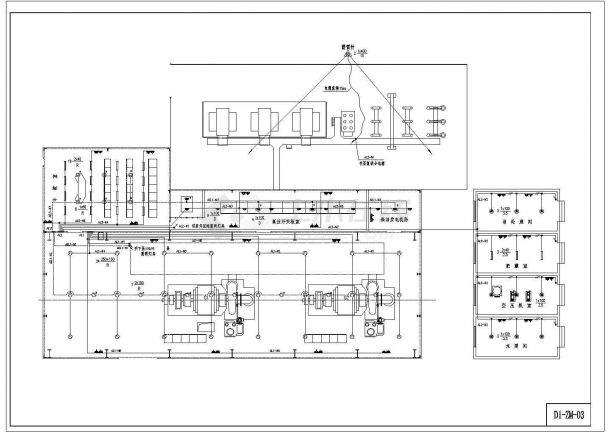 某电站平面CAD设计布置图-图一